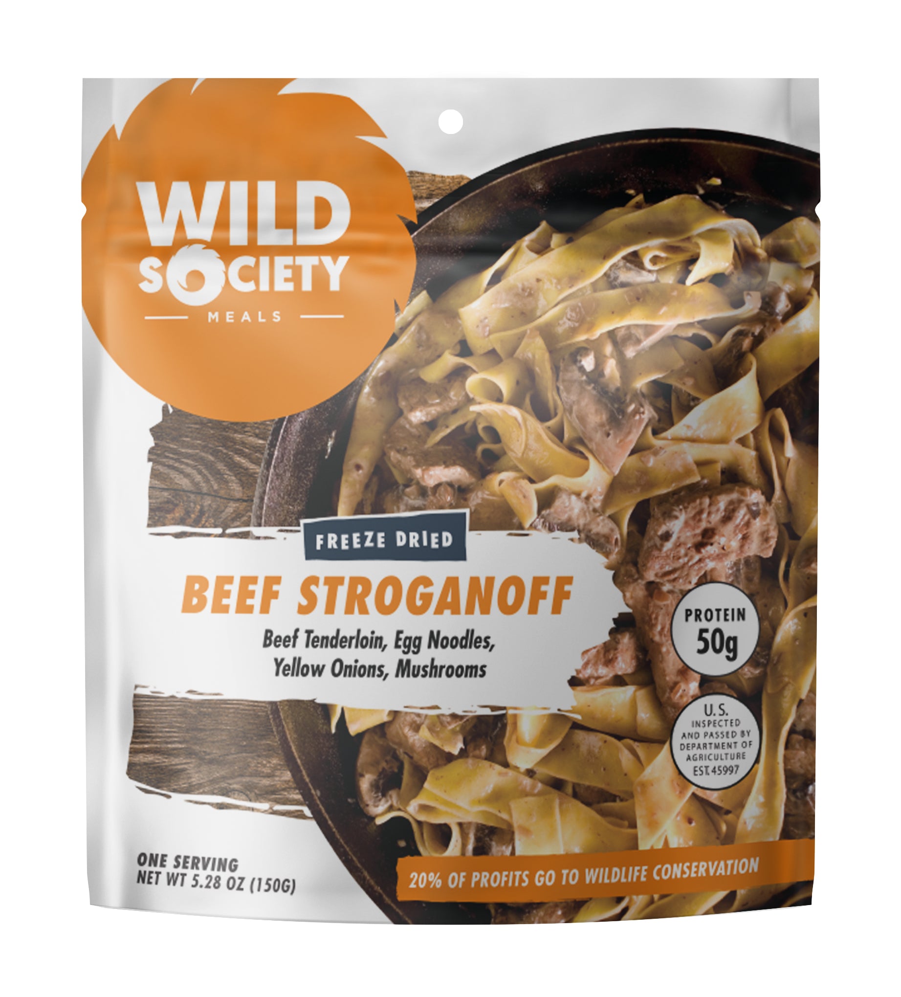 Wild Society - Beef Stroganoff Freeze Dried Meal